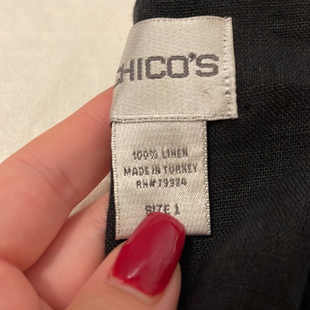 Chicos Linen Jacket - Picture 3 of 3